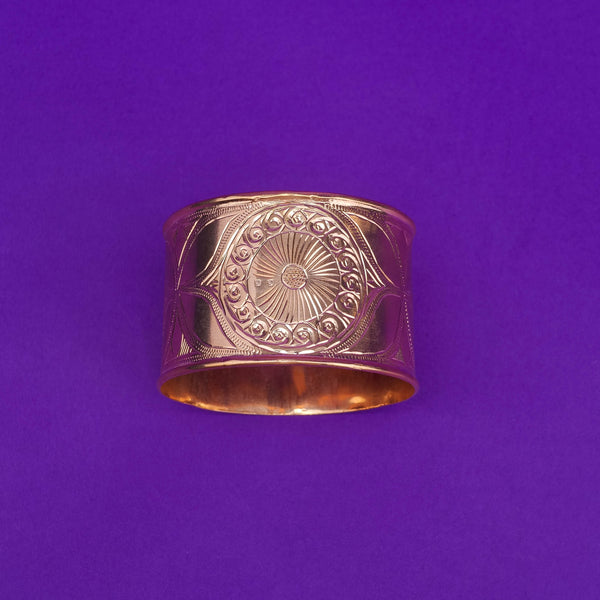 Bracelet Assir savon, modèle beldi en argent plaqué or